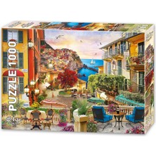 Star 1100431 Italya'da  Gün Batarken 1000 Parça Puzzle -Star