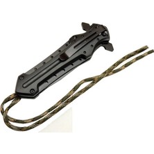 Browning Marka 20 cm Çakı Metal Kibrit ve Tesbih ile