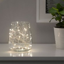 IKEA Dekoratif Aydınlatma Zinciri, Lame 24'lü Sıcak Beyaz Renk Ev Aksesuar
