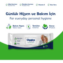 Giggles Vücut Temizleme Havlusu 50'li 12 Paket 600 Havlu