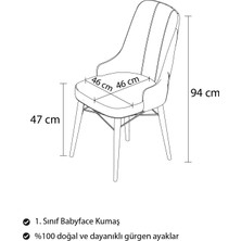 Rovena Alfa Babyface Kumaş Beyaz Gürgen Ayak