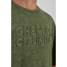 Ghetto Off Limits Yıkamalı Tshirt
