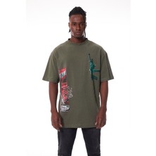 Ghetto Off Limits Enjoy Your Freedom Khaki T-Shirt
