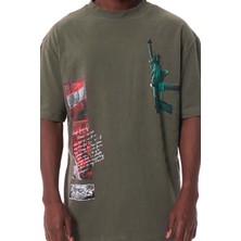 Ghetto Off Limits Enjoy Your Freedom Khaki T-Shirt