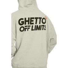 Ghetto Off Limits Arka Logo Baskılı Hoodie