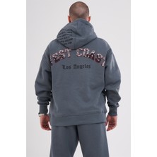 Ghetto Off Limits Westside Hoodie Antrasit
