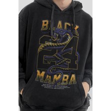 Ghetto Off Limits - Black Mamba Yıkamalı Antrasit Oversize Sweatshirt