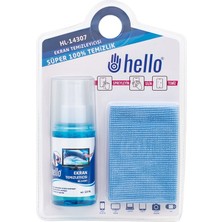 Hello Sprey + Fiber Bez 120ML LCD Ekran Temizleme Seti