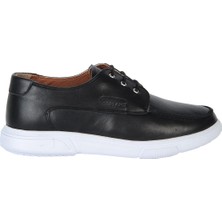 Dropland  8522 Siyah Cilt %100 Deri Erkek Casual Ayakkabı