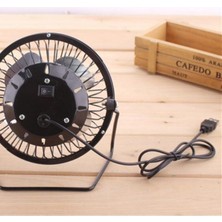 Anycast Soğutucu Serinletici Pervaneli Masaüstü Küçük Ayaklı Vantilatör Klima USB Fan Metal Fan