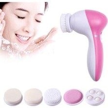 Pazariz 5 In 1 Pilli Yüz Temizleme,masaj ve Peeling Fırça Seti