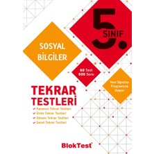 Tudem Yayınları 5. Sınıf Bloktest Sosyal Tekrar Testleri