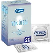 Durex Yok Ötesi Ultra Kaygan 20'li Prezervatif Black Berry Bitkisel Sprey