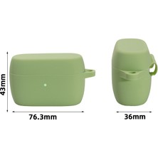 Yue Store Jabra Ite 4 Sarı Silikon Kulaklık Kılıfı (Yurt Dışından)