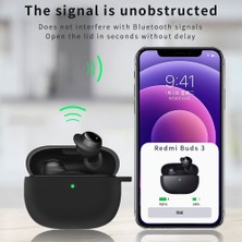 Yue Store Xiaomi Redmi Buds Silikon Kulaklık Kasası 3 Beyaz (Yurt Dışından)