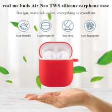 Yue Store Realme Buds Air Neo Siyah Silikon Kulaklık Kılıfı (Yurt Dışından)