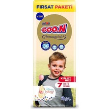 Goon Premium Soft 7 Numara Külot Bez 18-30 kg 36'lı