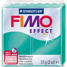Staedtler Fimo Effect Polimer Kil - Translucent Green - 57G