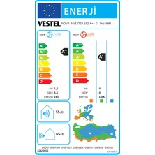 Vestel Nova 182 GI PRO A++ 18000 BTU Wifi Inverter Duvar Tipi Klima