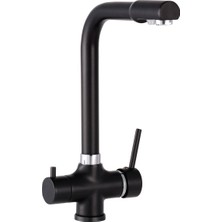 Fontana Mutfak Eviye Bataryası Arıtmalı Siyah