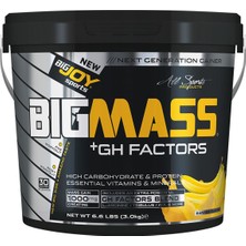 Bigjoy Sports Bigjoy Bigmass Gainer Gh Factors 3000 Gr Karbonhidrat Tozu Muzlu