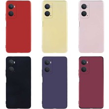 Tekno Grup Oppo A96 4g Kılıf Kamera Korumalı Mat Premium Silikon Kılıf Rose