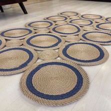Eko Halı Patna Ptn 01 Natural Navy 90 x 150 cm
