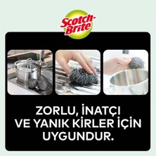 Scotch Brite Paslanmaz Çelik Ovma Teli 2+1