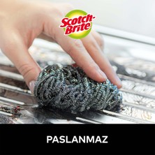 Scotch Brite Paslanmaz Çelik Ovma Teli 2+1