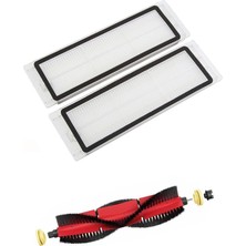 Zuo Roborock S5, S5 Max, S6 , S6 Pure, S50, S51, Uyumlu Yeni Nesil Ana Fırça ve Perdeli Hepa Filtre