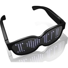 Doppler Smart LED Glasses Kırmızı LED Işıklı Parti Gözlüğü Kablosuz Eğlence Parti