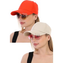 Elif İç Giyim Unisex Piercing Şapka 2'li Set