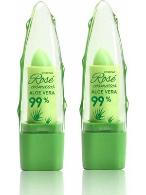 HaLVeY Aloe vera Dudak Bakım Nemlendirici Ruj 2 Adet