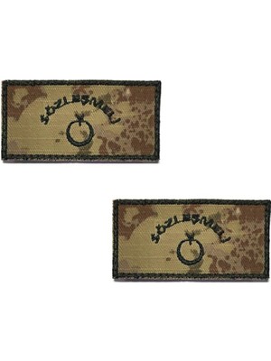 ŞAFAK25 Askeri Malzemeaskeri Malzeme Sözleşmeli Er Tişört Rütbesi 2 Adet ( Kara Kuvvetleri Yeni Kamuflaj )