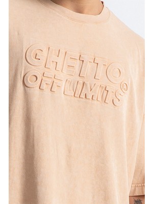 Ghetto Off Limits Yıkamalı Tshirt