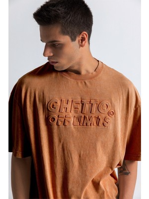 Ghetto Off Limits Yıkamalı Tshirt