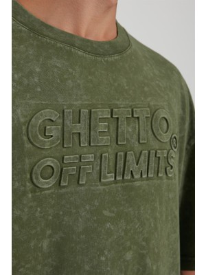 Ghetto Off Limits Yıkamalı Tshirt