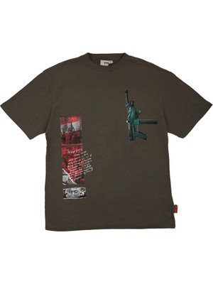 Ghetto Off Limits Enjoy Your Freedom Khaki T-Shirt