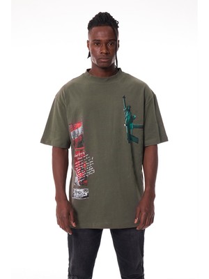 Ghetto Off Limits Enjoy Your Freedom Khaki T-Shirt