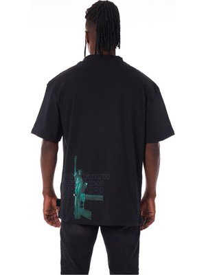 Ghetto Off Limits Enjoy Your Freedom Black T-Shirt