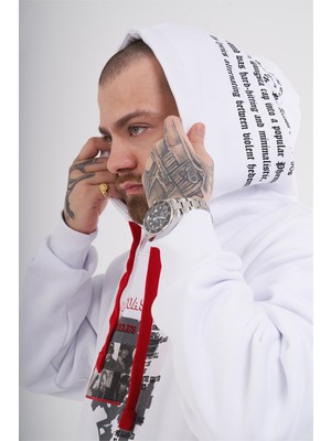 Ghetto Off Limits Westside Hoodie White