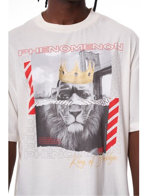 Ghetto Off Limits King Of Brooklyn White T-Shirt