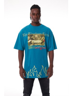 Ghetto Off Limits Hotter Than Hell Blue T-Shirt