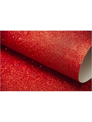 Puti 50X70 Simli Fon Kartonu Kırmızı 10'lu Paket