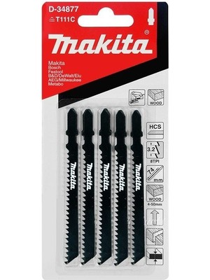 Makita D-34877 Dekupaj Testere Bıçağı - Ahşap Ve Plywood