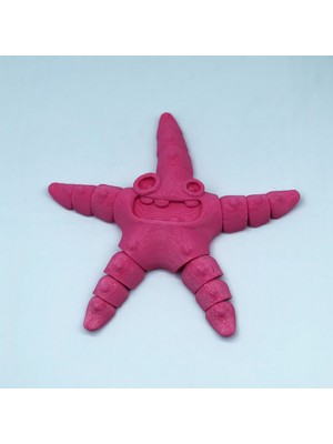 3D Hareketli Deniz Yıldızı Oyuncak - Pembe