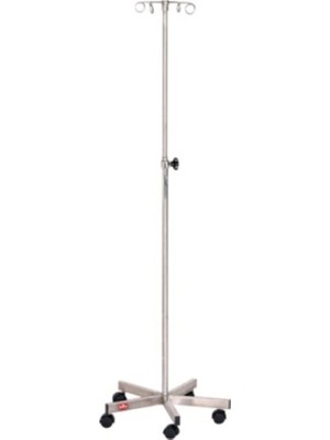 Paslanmaz Çelik Serum Aksısı 4 Kancalı