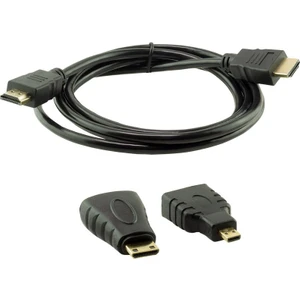3 In1 HDMI Kablo 1.5 mt HDMI To Mini HDMI - Micro HDMI
