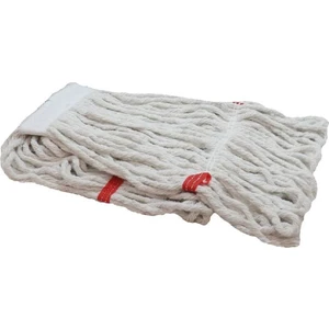 Çift Kovalı Temizlik Seti Yedek Islak Mop Dar Pamuklu Beyaz - 17 Cm. - 350 Gr. - 1 Adet