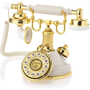 Villa Stork Krem Tuşlu Telefon